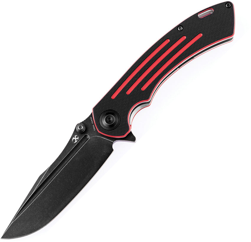 Kansept Knives Pretatout Linerlock Black/Red