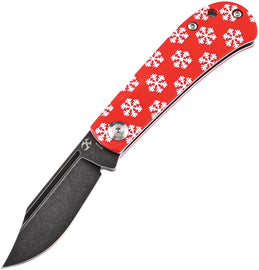 Kansept Knives Bevy Folder Red Snowflake