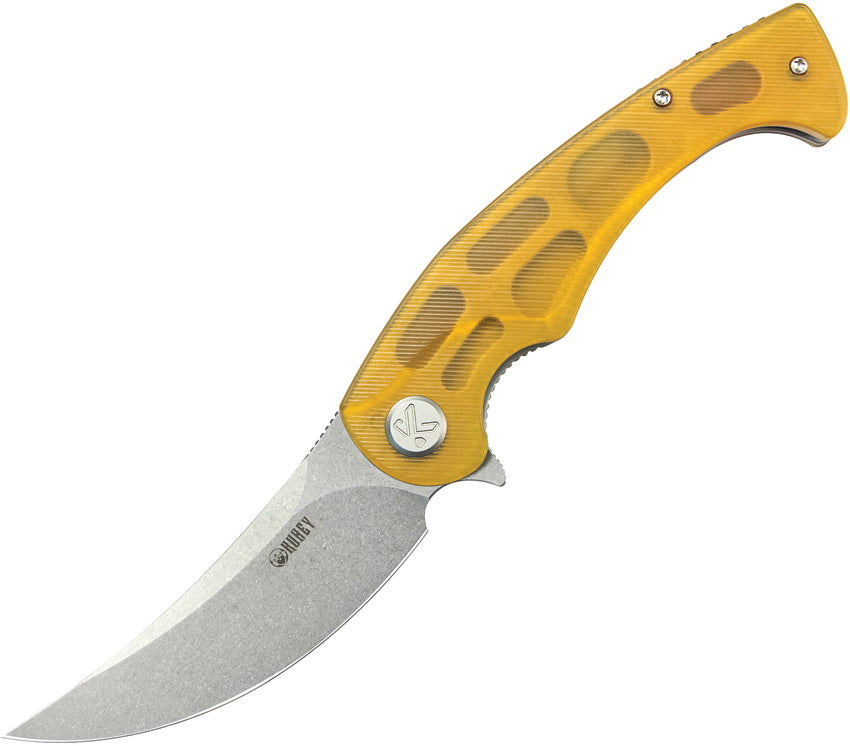 Kubey Scimitar Linerlock Ultem