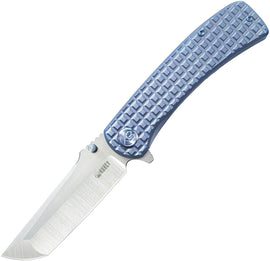 Kubey Interflow Framelock Ti Blue