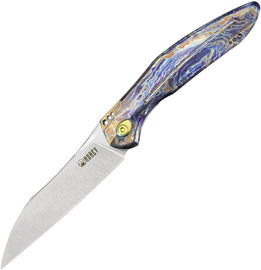 Kubey Barracuda Linerlock Flame