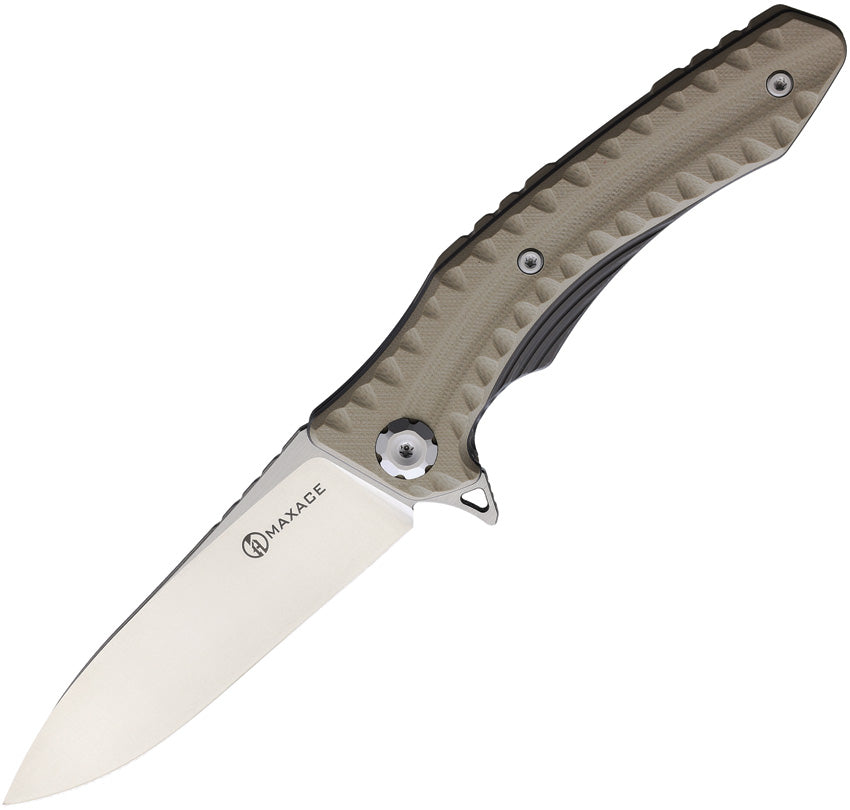 Maxace Zealot Linerlock Tan