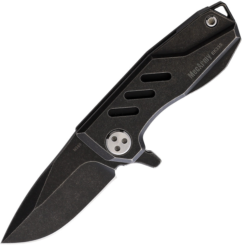 MecArmy Titanium Mini Linerlock Black