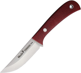 Muela Terrier Fixed Blade Red