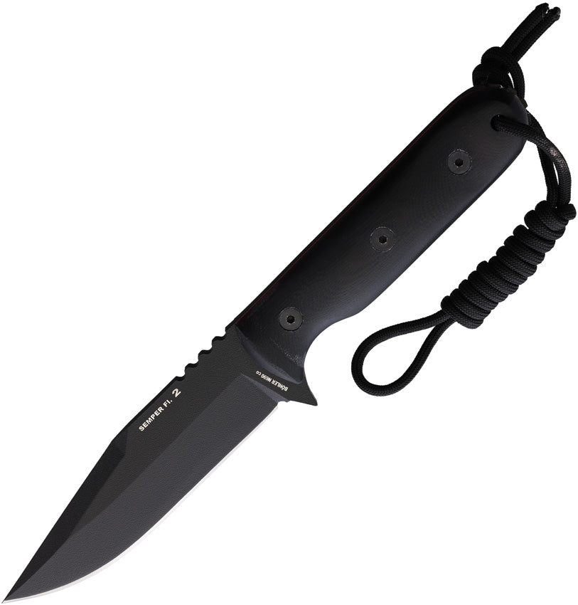 Nieto Semper Fi 2 Fixed Blade Black