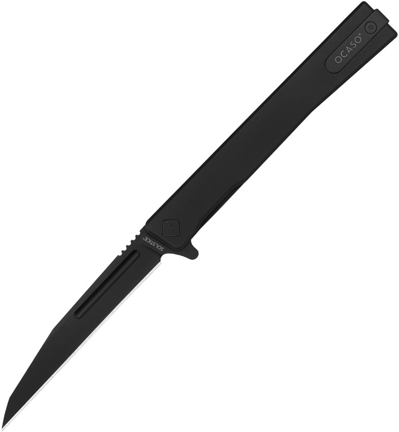 Ocaso Solstice Linerlock Wh Ti Blk