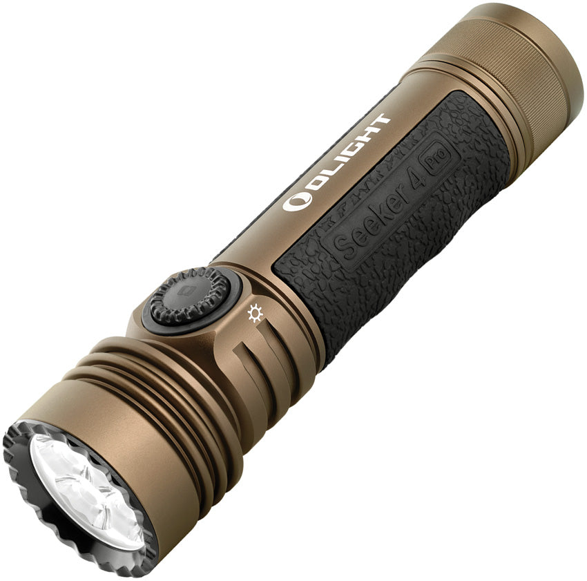 Olight Seeker 4 Pro Flashlight Desert