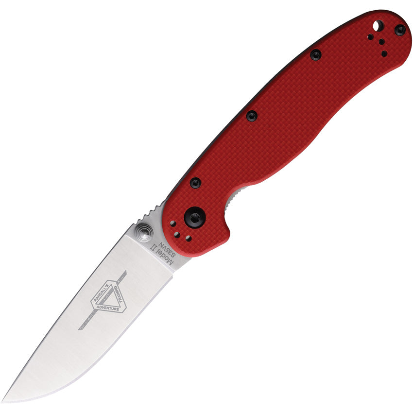 Ontario RAT II Linerlock Red G10 S35VN