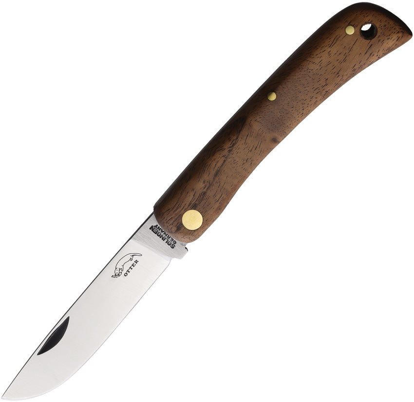 OTTER-Messer Small Hippekniep Folder Walnut