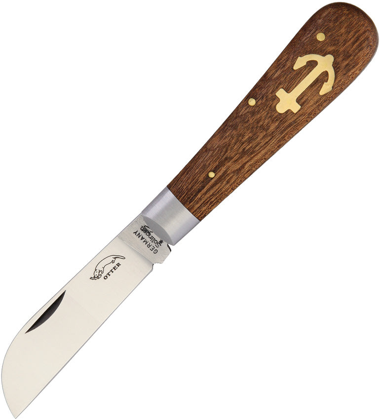 OTTER-Messer Small Anchor Knife Sapeli Wood