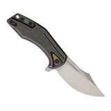 BLADERUNNERS SYSTEMS OVERWATCH Framelock Pocket Knife. Features a 3-inch stonewash finish CPM S35VN stainless steel clip point blade and black stonewash finish titanium handle.