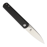 Carbon fiber handle KIZER FEIST pocket knife with stonewash blade