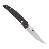 Spyderco Ikuchi Compression Lock Pocket Knife with 3.25-inch Satin Finish CPM-S30V Stainless Steel Blade and Carbon Fiber/G10 Laminate Handle