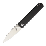 Carbon fiber handle KIZER FEIST pocket knife with stonewash blade