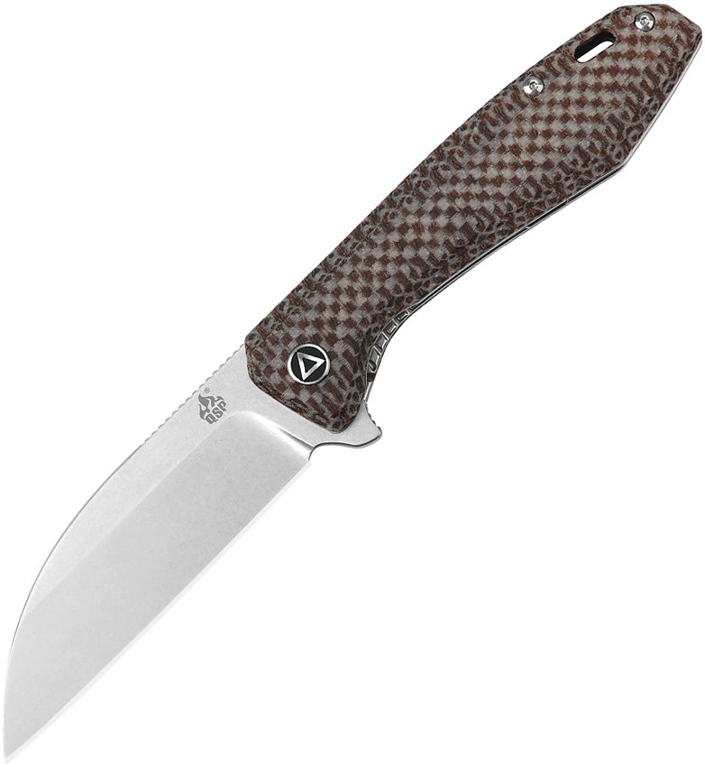 QSP Knife Pelican Linerlock Brown