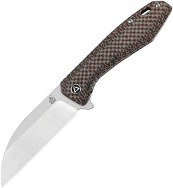 QSP Knife Pelican Linerlock Brown Satin