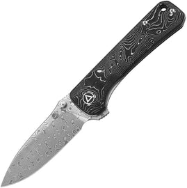 QSP Knife Hawk Linerlock Al Foil CF