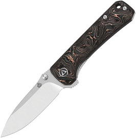 QSP Knife Hawk Linerlock Copper Foil CF