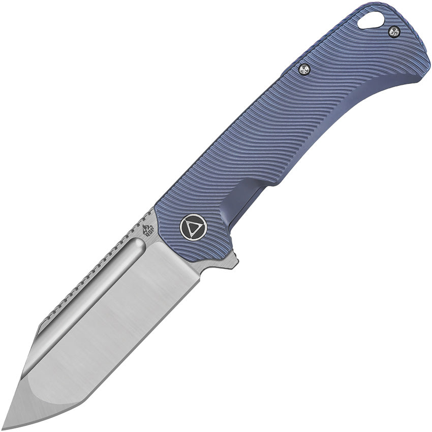 QSP Knife Rhino Framelock Satin Blue