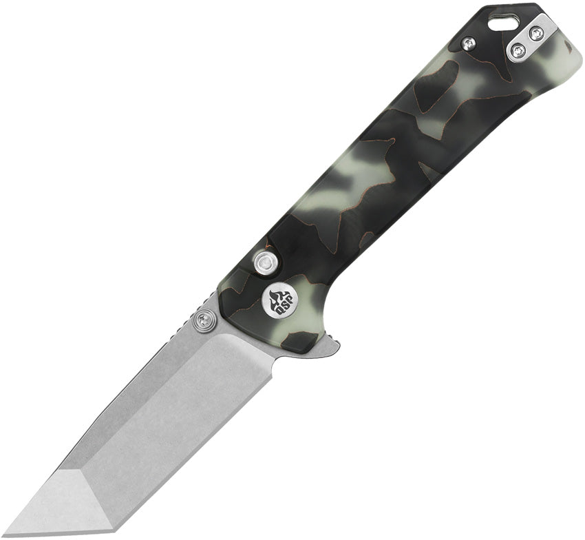 QSP Knife Grebe T Button Lock Glow