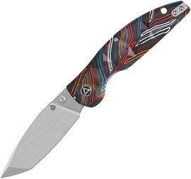 QSP Knife Turtle Punk Linerlock MultiG10