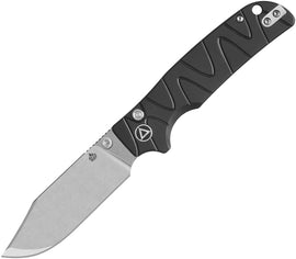 QSP Knife Kali Button Lock Black Al