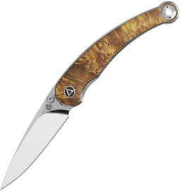 QSP Knife Dolphin Linerlock Wood