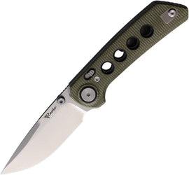 Reate Knives PL-XT Pivot Lock Green SW