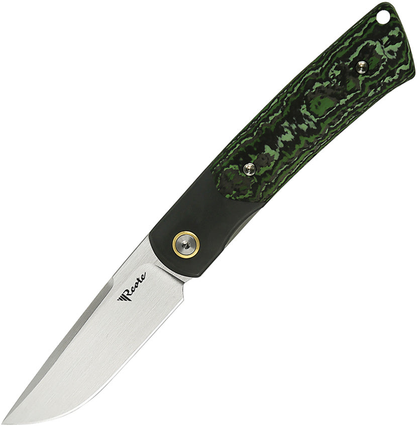 Reate Knives Tribute Linerlock Jungle Wear