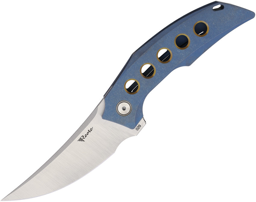 Reate Knives Velocity Framelock Blue/Bz