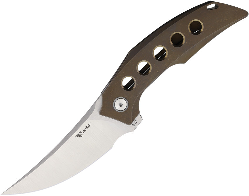 Reate Knives Velocity Framelock Bronze