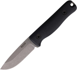 Reiff Knives F3 EDC Fixed Blade Blk Kydex