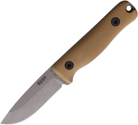 Reiff Knives F3 EDC Fixed Blade Tan