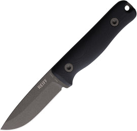 Reiff Knives F3 XC Fixed Blade Blk Lthr