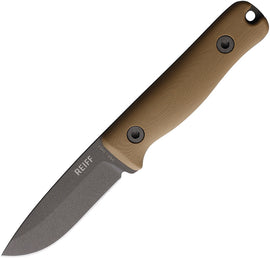 Reiff Knives F3 XC Fixed Blade Tan Lthr