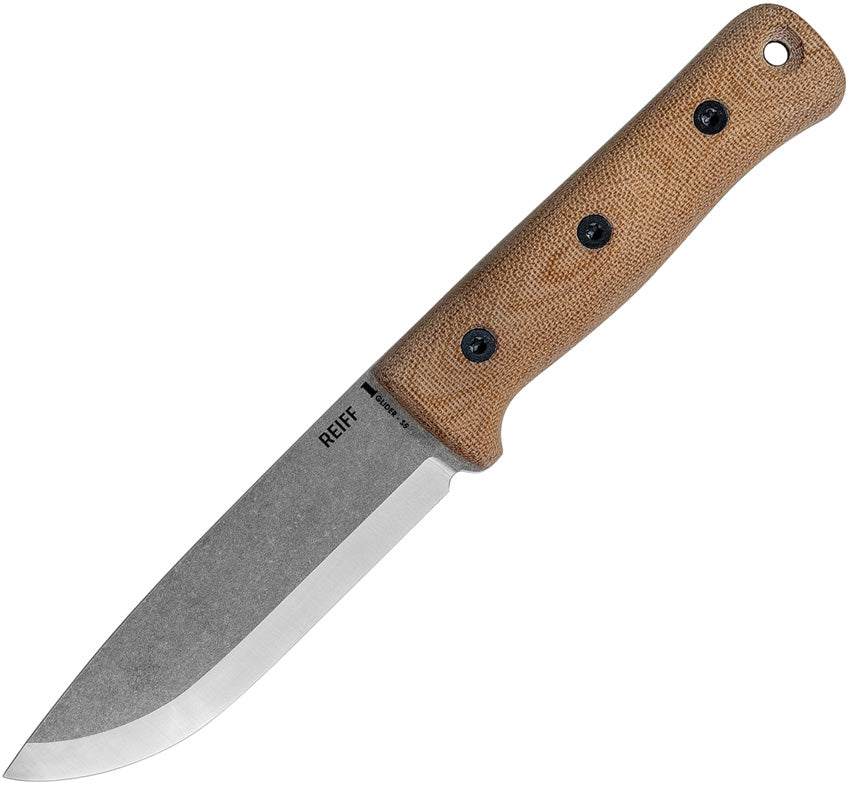 Reiff Knives S5 Fixed Blade Nat Micarta