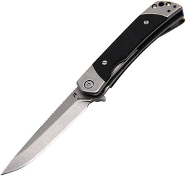 Revo Duo Linerlock Drop Point Black