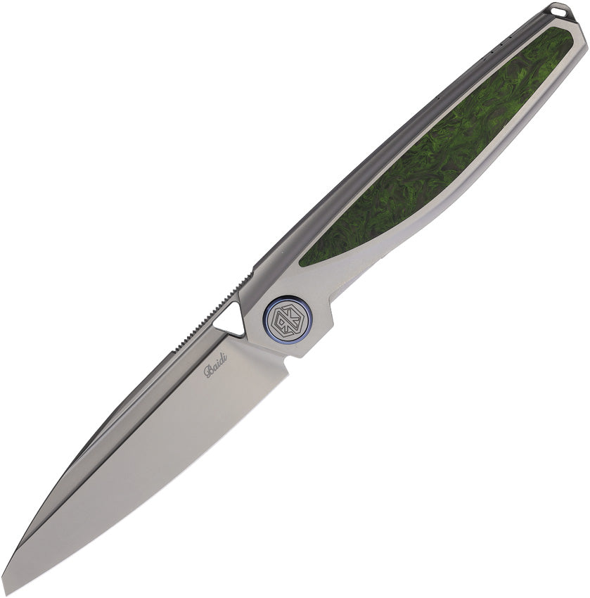 Rike Knife Baidi-S Linerlock Green CF