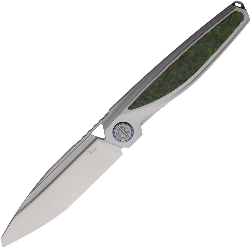 Rike Knife Baidi-T Linerlock Green CF