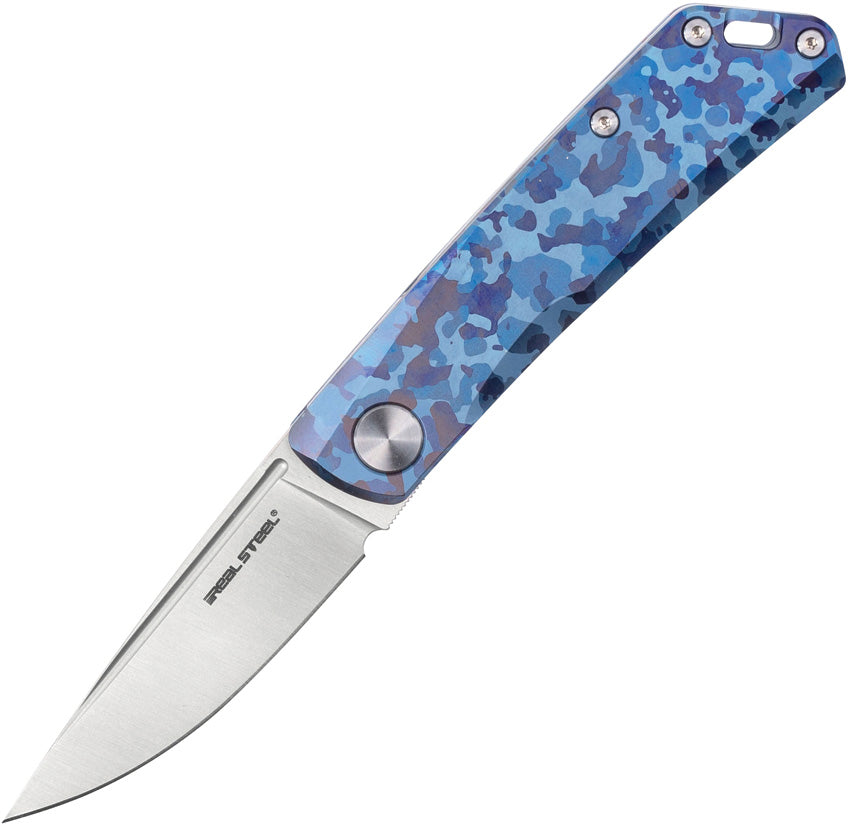 Real Steel Luna TC Slip Joint Blue Camo