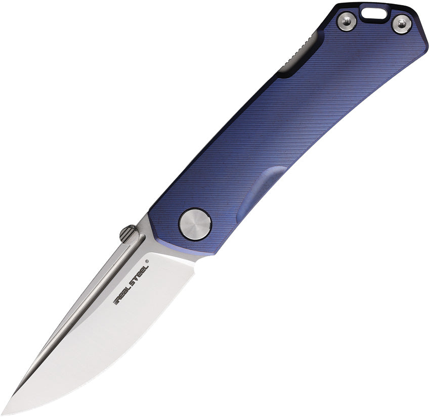 Real Steel Luna Maius Lockback Blue