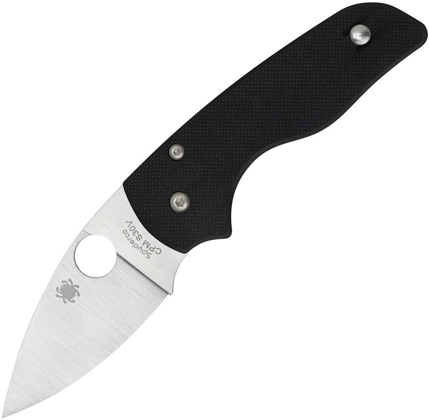 Spyderco Lil' Native Plain Black G10