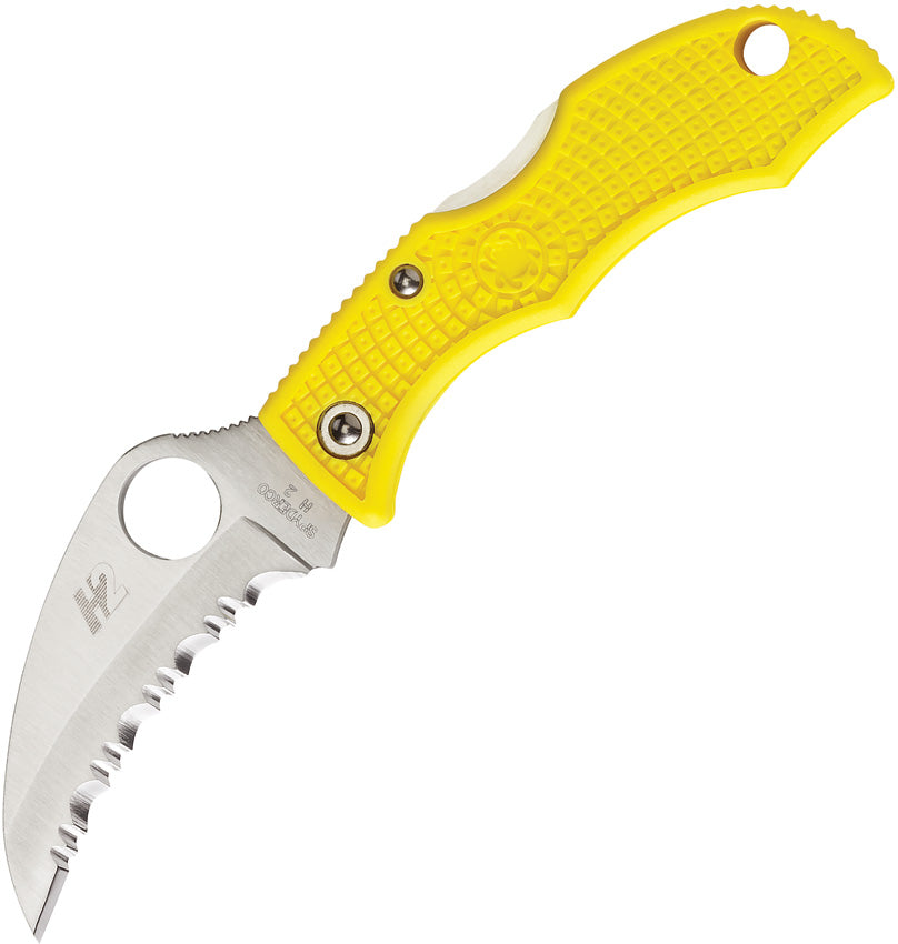 Spyderco Ladybug 3 Lockback Salt Serr