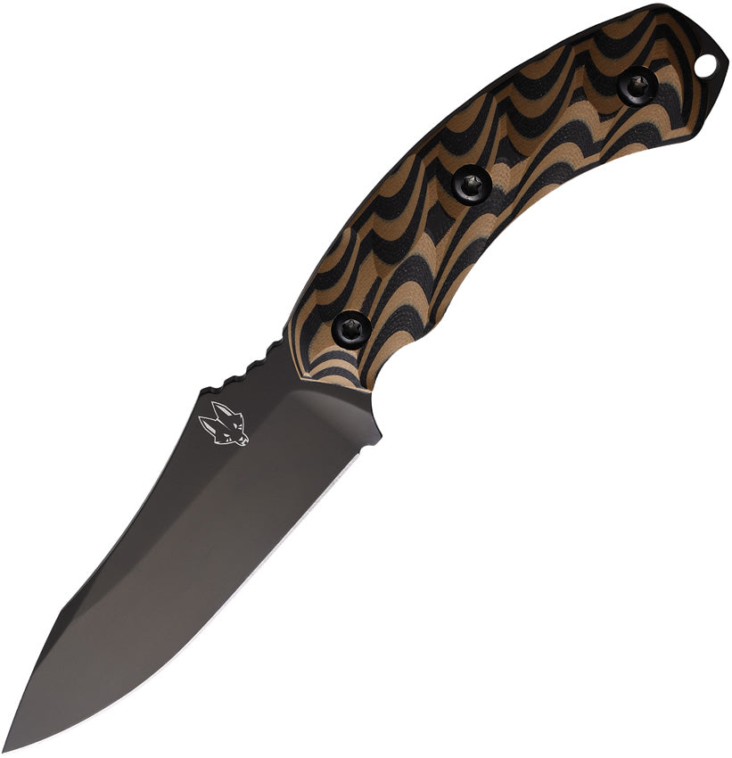 Southern Grind Jackal Fixed Blade Black Tan