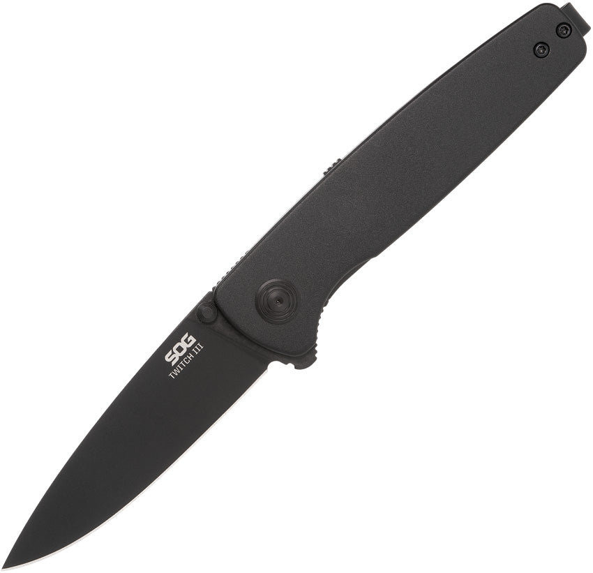 Sog Twitch III Linerlock Black