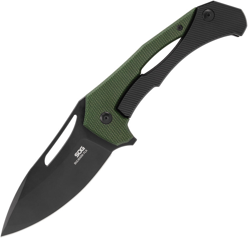 SOG Bulwark Framelock OD Mic