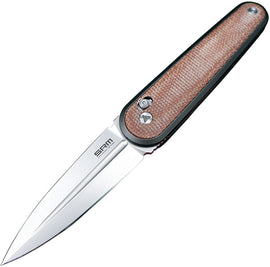 SRM Knives 251M Ambi-Lock Brown Mic