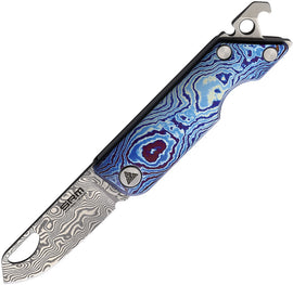 SRM Knives Damascus Slip Joint