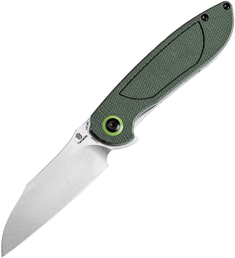 Tenable Knives Prometheus Linerlock Green