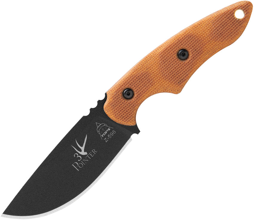 TOPS 3 Pointer Tan Canvas Micarta